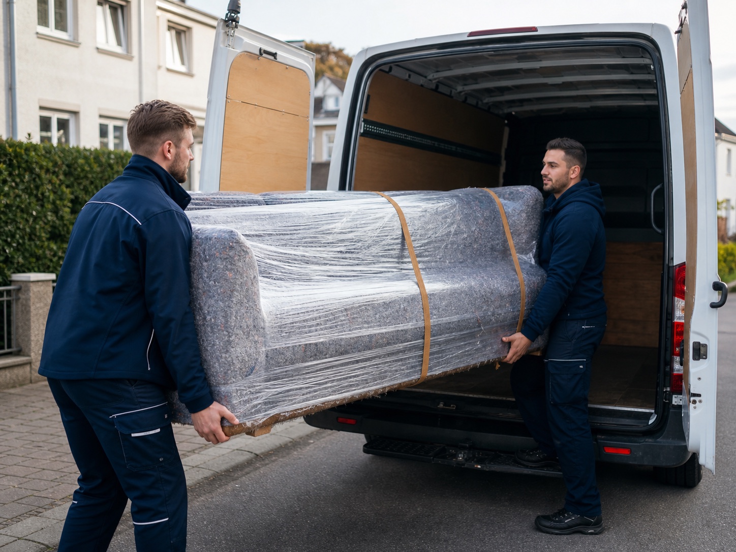 Sicher geschützter Möbeltransport